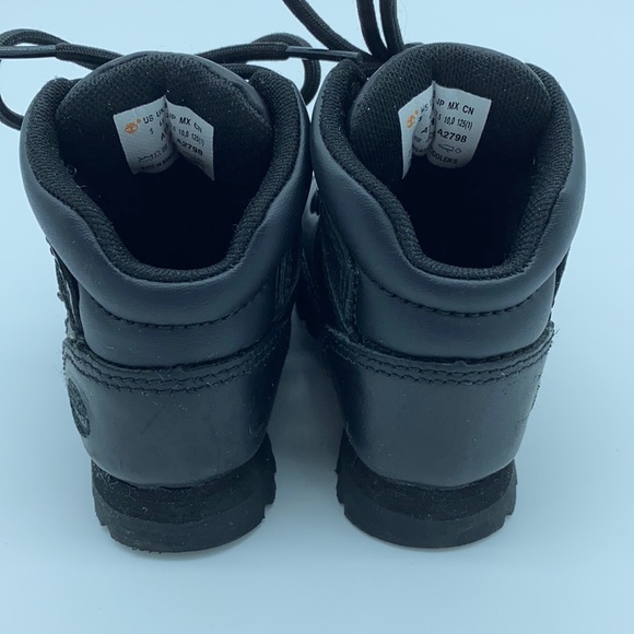 Timberland Black Sprint Hiker Shoes Baby Size 5 - Picture 5 of 11